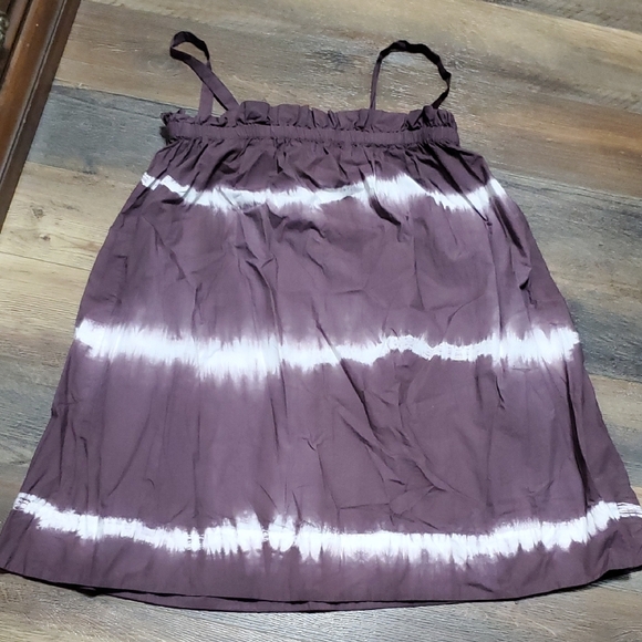 Anthro Othilia Lucette Women's Tie-Dye Swing Dress Mini Dress - Picture 9 of 10